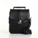 Male bag, guran tomp, artificial leather, black color