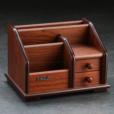 Organizer 4 sections, 2 drawers, a series of walnuts with a skeleton cante, mix 14*19-4