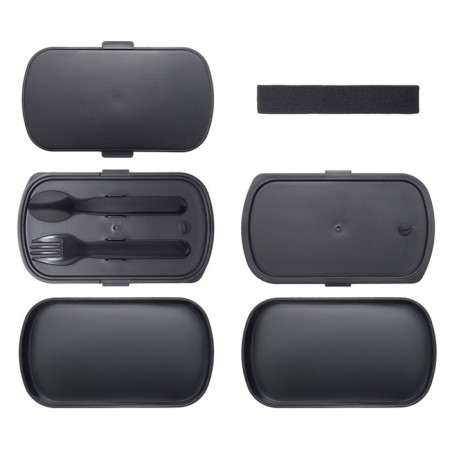 Lunch-box with devices Smart Solutions Food Time, 1 L, Black Color Black-1