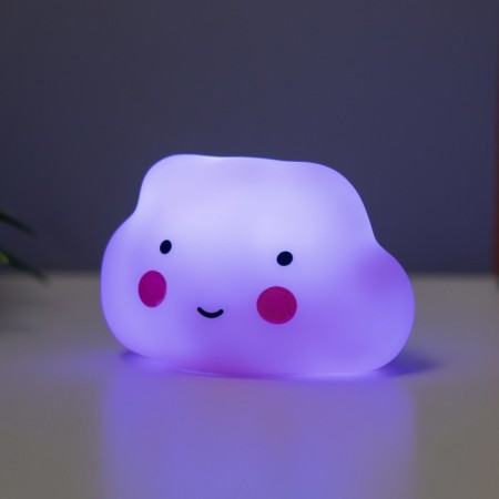 Night "Cloud" 2W LED LR44 pink 3.5x5x4cm-3