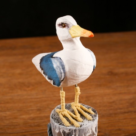 Interior souvenir "Seagull on the stump" 11x7x21cm mix-3