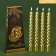 New Year's candles twisted “Happy New Year!”, Without aroma, set 4 pcs, height 15 cm