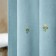 Set of curtains "Ginko", size 145x270 cm, color of heavenly blue
