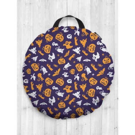 Pillow Siddle "Halloween's Visarts", decorative, d = 52 cm