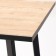 Dining Modern Laksi, 1104x594x756, Black /Irish oak