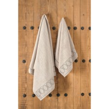 Arya Home Rita towel, 550 g, size 70x140 cm, powder color