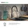 Mixer for the kitchen IDDIS Kitchen 360 K36blj0i05, black matte