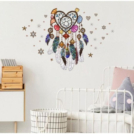 Stick plastic interior color "Dreams - Heart" 25x35 cm set 4 sheets
