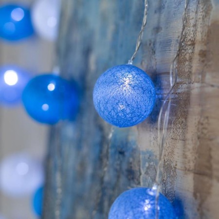 Garland "thread" 5 m with nozzles "sea", IP20, transparent thread, 20 LED, white glow, 220 V-2