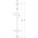 Shower stand Lemark LM8069C, 625mm with a rectangular soap dish, color chromium