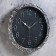 Watching clock, series: interior, "Ophelia", discrete move, D-31 cm