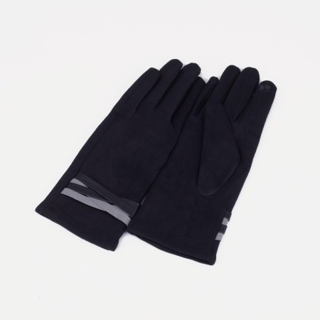 Female gloves, size 8, without insulation, black color