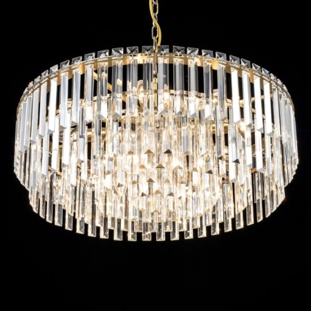 Suspended chandelier Citilux “Foundation” CL303223, 12X60W, E14, brown color-2