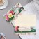 Money envelope "Happy Birthday!" Gift, flowers, 8.3x16.3 cm