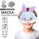 Carnival mask "Bunny" Gray