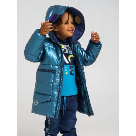 Winter coat for a boy, height 98 cm-4