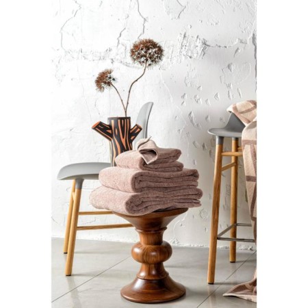 Terry towel Essential, 600 grams, size 90x150 cm, brown color-6