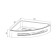 Corner regiment IDDIS Optima Home She11sbi44, black, stainless steel