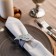 A set of rings for napkins "Silver feather" 4 pcs, 4.8 x 6.5 cm, 100% p/e, felt