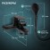 Bath mixer Zein Z3852, single -leaf, shower set, watering can 5 modes, black