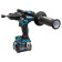 Makita HP001GD201, shock, 40 V, 2x2.5 Ach, BZP 13 mm, 140/68 nm, case, case, case