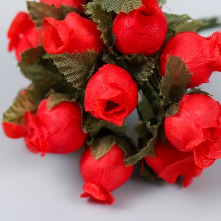 Flowers for decorating "Rose Blanca" red 1 bouquet = 12 colors 10 cm-2