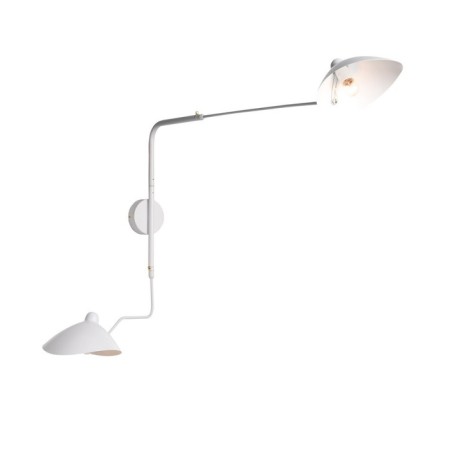 Wall lamp ST LUCE. SL305.501.02. SPRUZZO. 2x60 watts, e27, 18x75 cm, white color-8
