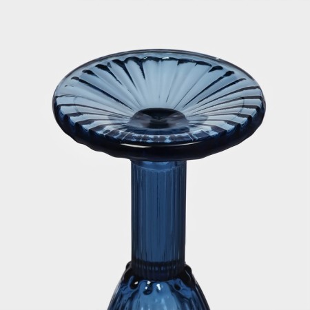 A glass of glass for champagne Bosphorus, 180 ml, 7 × 20 cm, blue color-4