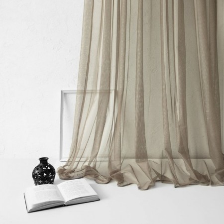 Tulle "Gryk", size 300x270 cm, cappuccino color-1