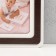 Photo frame LHDF "Family House" 33x33 in 3 photos 10x15 cm, col. Wenge-white (plastic screen)