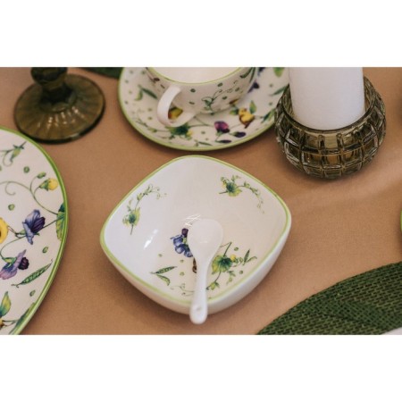Porcelain salad with a spoon of the green garden, 250 ml-7