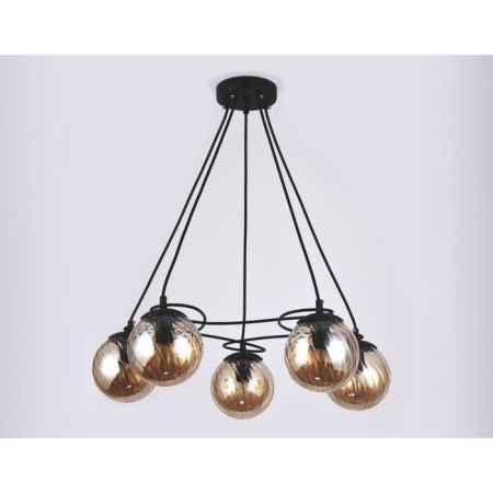 Suspended chandelier Ambrella Light, Traditional, TR9022, 5HE14, Black Color-1