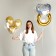 Set of balls “Ring”, latex, foil, set 7 pcs.