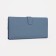 Women's wallet on the button, blue color