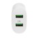 EXPLOYD EX-Z-1435, 2 USB, 2.4 A, Type-C cable, white
