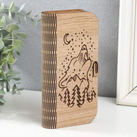 Casket "Wolf" 17x8.5x3 cm-1