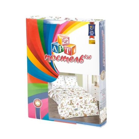 Bed linen 1.5 joint venture artpostel "Forest Friends", 145x215, 150x214, 70x70cm - 2pcs-3