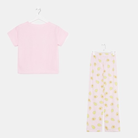 Pajamas female (T -shirt and trousers) KAFTAN AVOCADO p. 44-46, pink-9