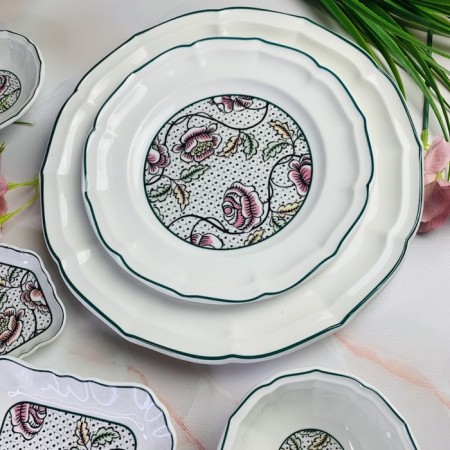 Set of plates Lenardi Gloria, D = 21 cm, 6 pcs-1