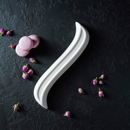 Ceramic Ceramic Oliva dish, 150 ml, 26 × 9 × 3 cm, white color-5
