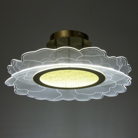 Causte "Grace" LED 48W 3000-6000K gold 50x50x7-150cMMsm-4