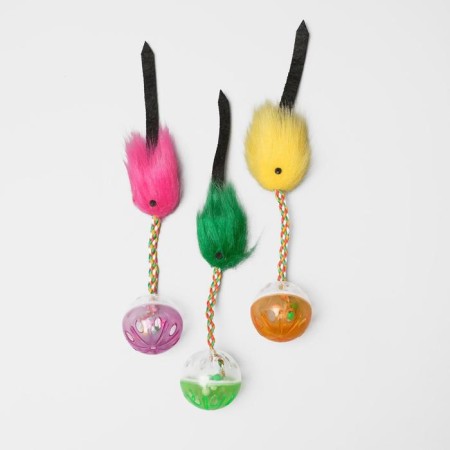 Pilling ball with a tail, a mix of flowers-3