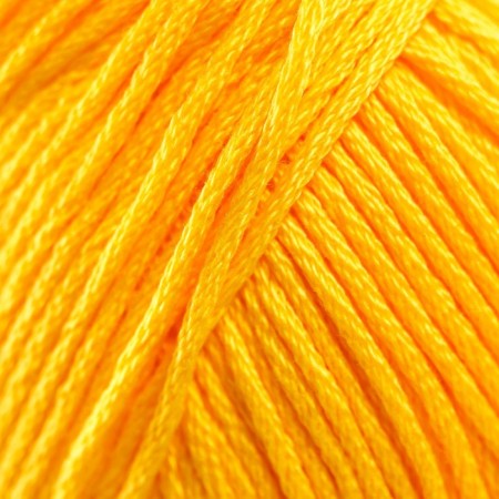 Yarn "Spring" 100% Mercerized cotton 250m/100g (12-yellow)-3