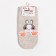 Women's socks "hare", light beige color, size 36-40