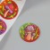 Stick Paper "Mushrooms" d = 2.5 cm 252 pcs in the roll