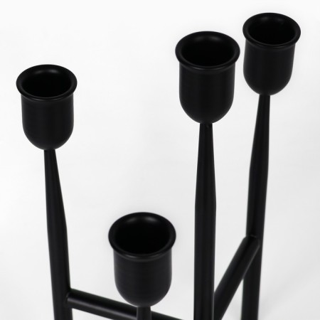 Summary Metal "Laconism", 5 candles, 14 x 14 x 19 cm-2