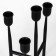 Summary Metal "Laconism", 5 candles, 14 x 14 x 19 cm