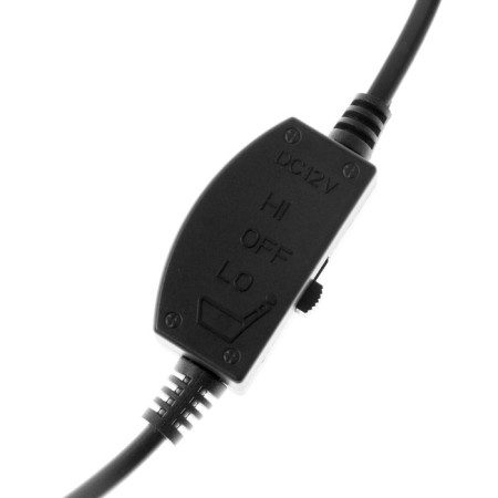 Torso heated cape, 12 V, regulator, wire 120 cm, velor, black-5