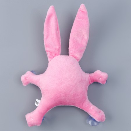 "Beautiful is not tinted", hare, on suction cups-3