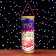 Gift box, a tube for the bottle "New Year" 120x345mm (325 mm intra -height)